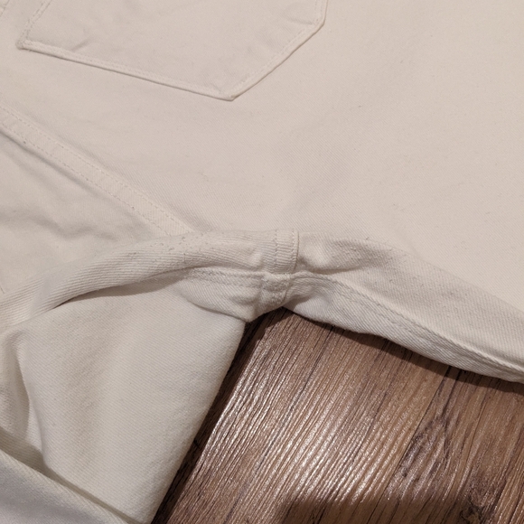 Hudson High Rise Straight Crop White Jeans - Picture 11 of 11